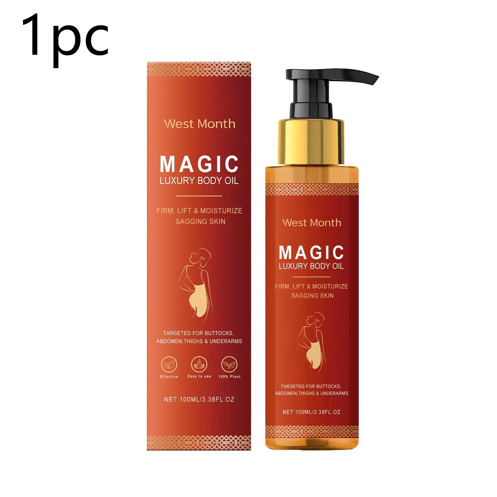 Firming Body Oil for Glowing Skin Improve Dry Moisturizing Anti Cellulite Massage Care Lifting Tighten Repair Smooth