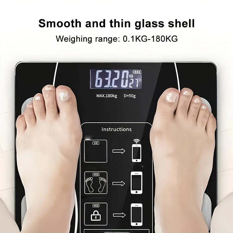 Weight Scale Electronic Scale, 396 Pound Digital Bathroom Scale