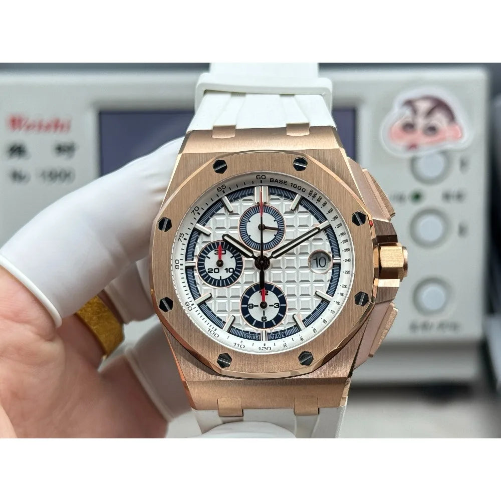 2026 New A+ Top-Tier Reissue Watch Rose Gold Chronograph