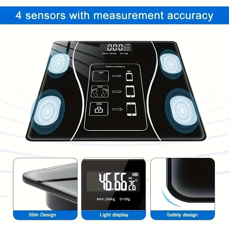 Weight Scale Electronic Scale, 396 Pound Digital Bathroom Scale