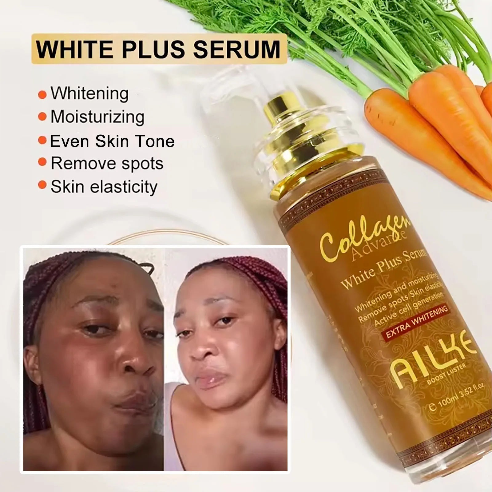 Collagen Women Skin Care Set, Moisturizing, Whitening, Remove Freckles, Dark Spots, Black Spots, Skin Lightening Kit