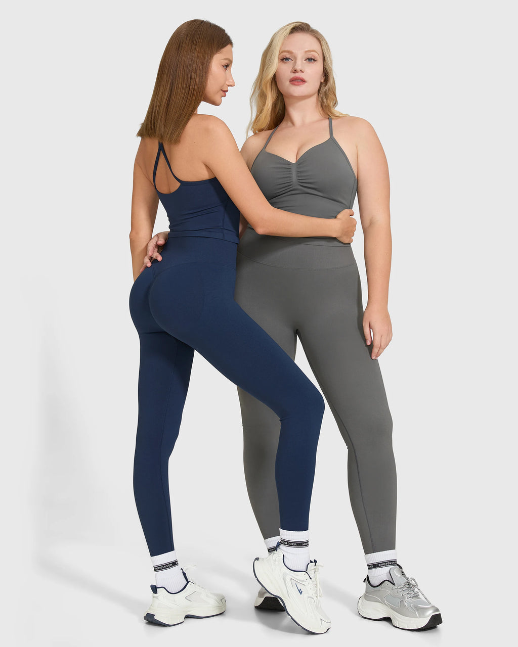 Women's Yoga Set 2 Piece High Waist Yoga Leggings Sleeveless Sports Bra Activewear Workout