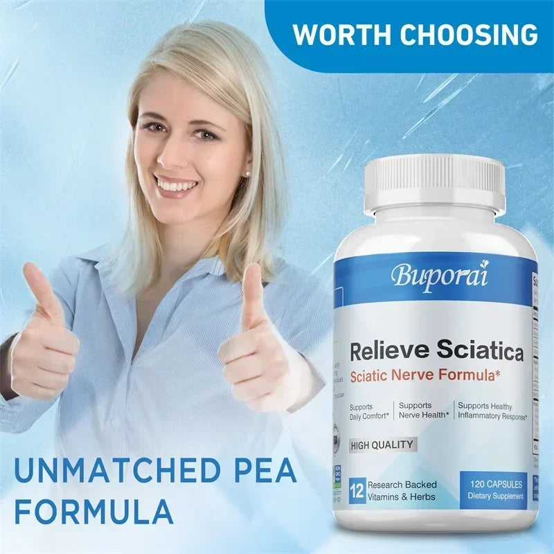 Sciatic Nerve Supplements -  120 Capsules