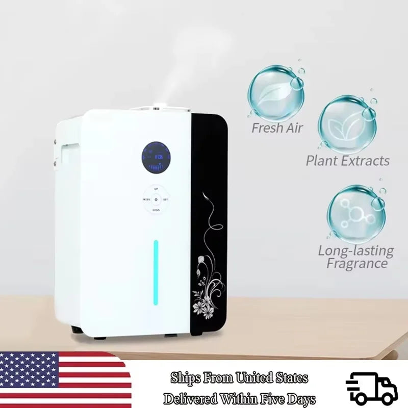 3000m³ Air Purifier Electric Perfume Machine Aroma Diffuser WIFI HVAC 800ML Capacity