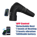 Wireless Shoulder Massager Pad Wrap Heating 7 Temp Levels 3 Vibration Modes