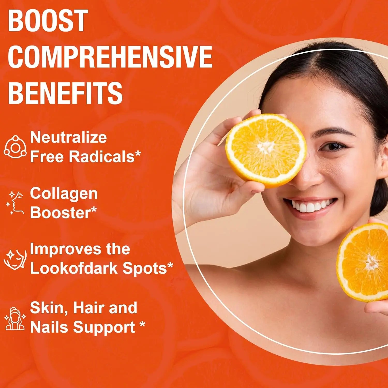 Vitamin C Supplement- Powerful Antioxidant Properties That Support Energy Production, Immunity and Skin Collagen
