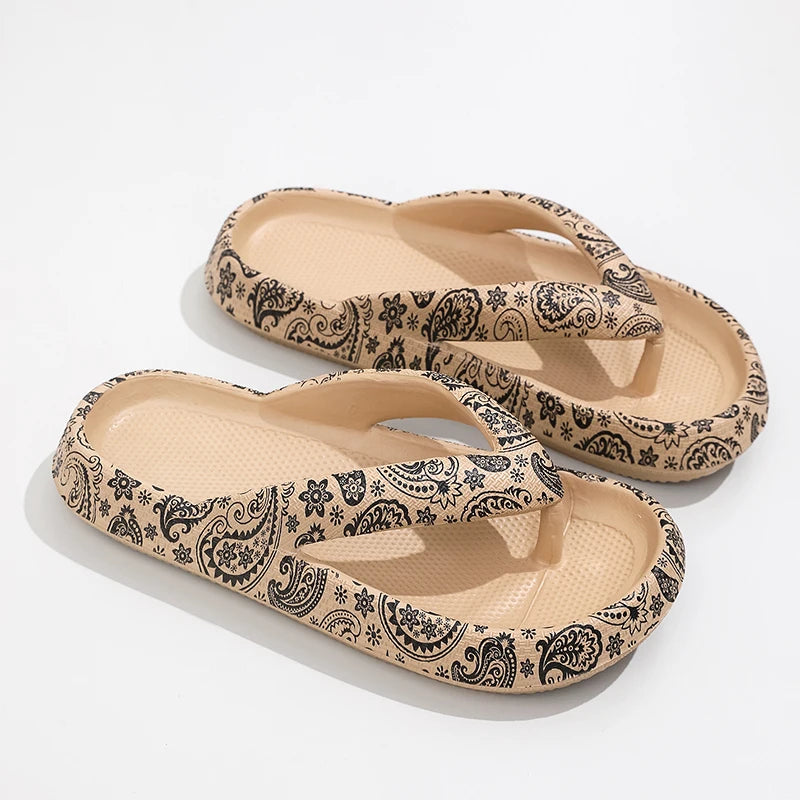 Comfort Flip-Flop Leopard Soft Thick-Soled Cloud