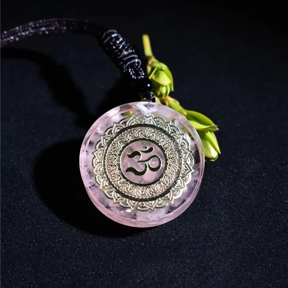 Orgonite Pendant Malachite Energy Necklace