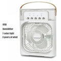 3 In 1 New Fan AIr Conditioner Household Small Air Cooler LED Night Light Portable Humidifier Air