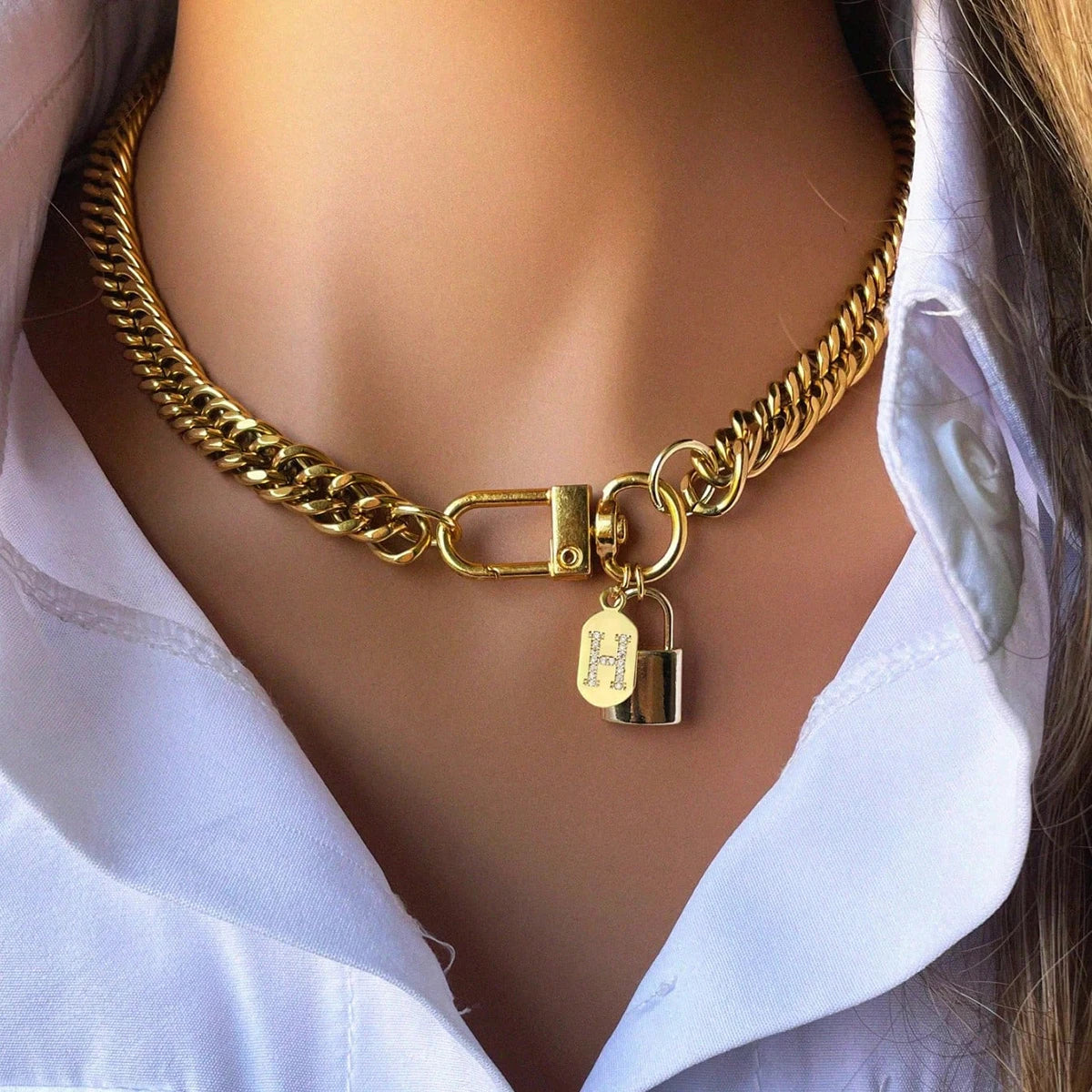 Necklace With A-Z Letters, Unique And Exquisite Style,