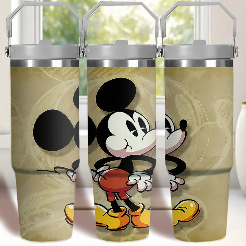 Double Stainless Steel 304 Coffee Thermos Mug Leak-Proof Non-Slip Car Vacuum Flask Travel Thermal