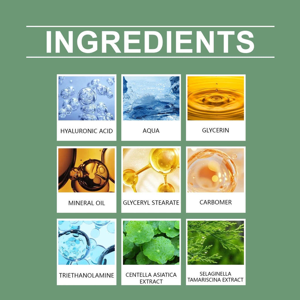 Resurrection Herb Soothing Cream, Centella Asiatica Extract, Hyaluronic Acid, Selaginella Extract, Face, Relieves Dryness