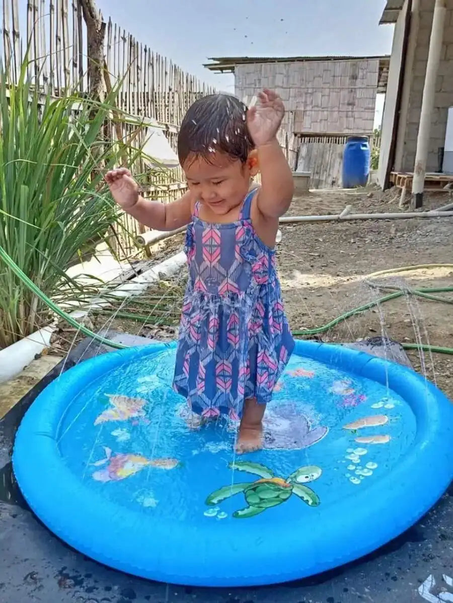 Water Play Toy Dolphin Spray Mat Circular Spray Mat