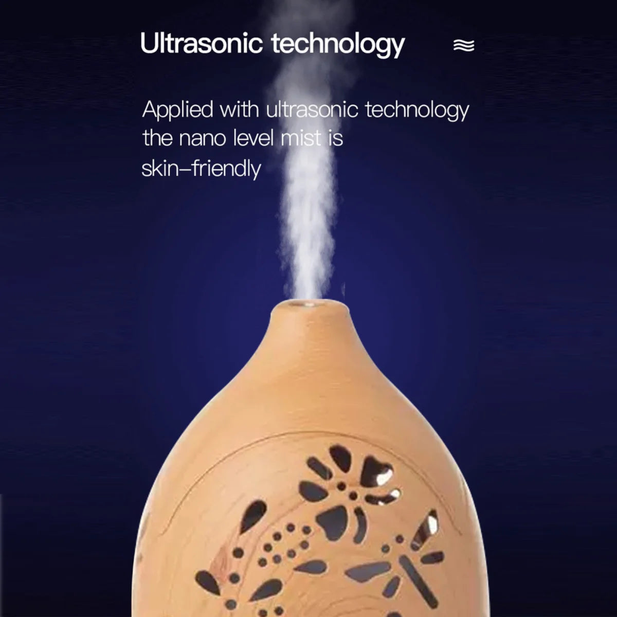 Aromatherapy Diffuser with 7 Color LED Lights  The Perfect Gift Idea for Home, Office, or Spa, Features Auto Shut-Off