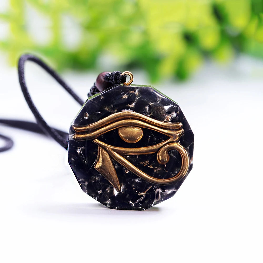 Orgonite Pendant Malachite Energy Necklace