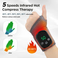 Electric Heating  Wrist Brace Protector Wrap Vibration Massage Tenosynovitis Carpal Tunnel Fatigue Relief