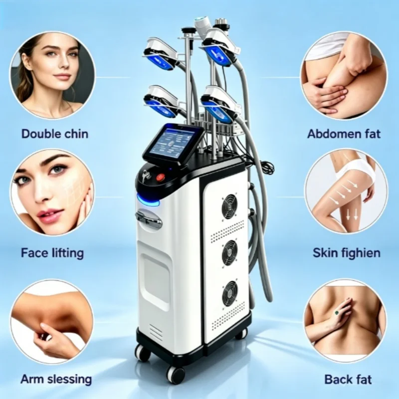 Professional Cryolipolysis Body Sculpting Machine Fat Reduction Body Contouring Slimming Equipment for Salon Spa