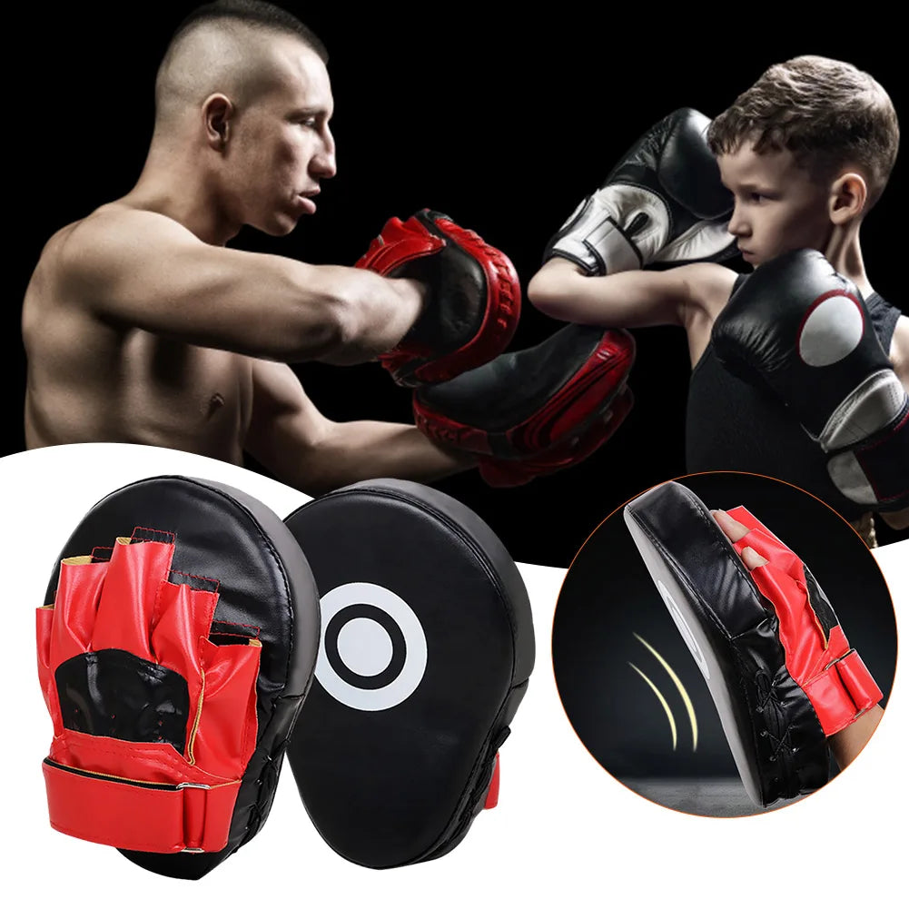 Curved Boxing Hand Target PU Leather Boxing Punching Bag Wear Resistant
