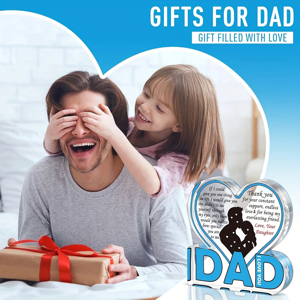Dad Acrylic Plaque Gifts for Dad Christmas Gifts FromDaughter