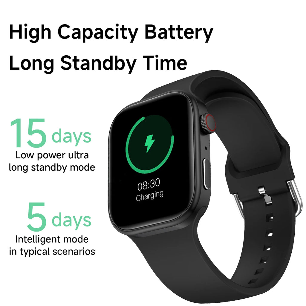 2026 Smart Watch 1.83" HD Screen Bluetooth Call Heart Rate Monitoring 120+ Sports Modes Waterproof